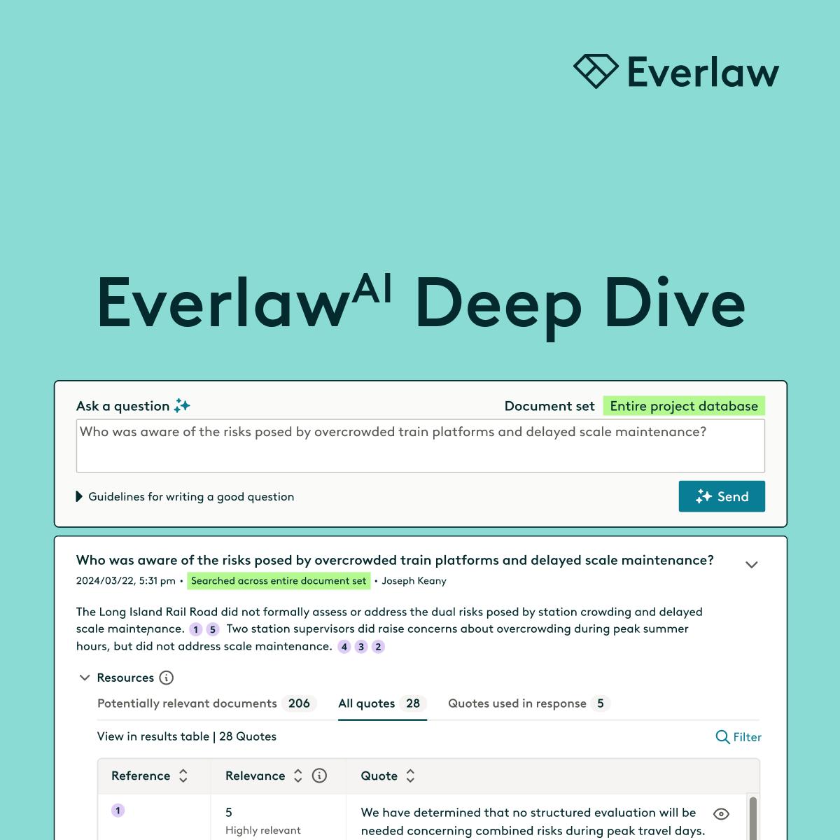 Remove Deep Dive Everlaw AI Deep Dive