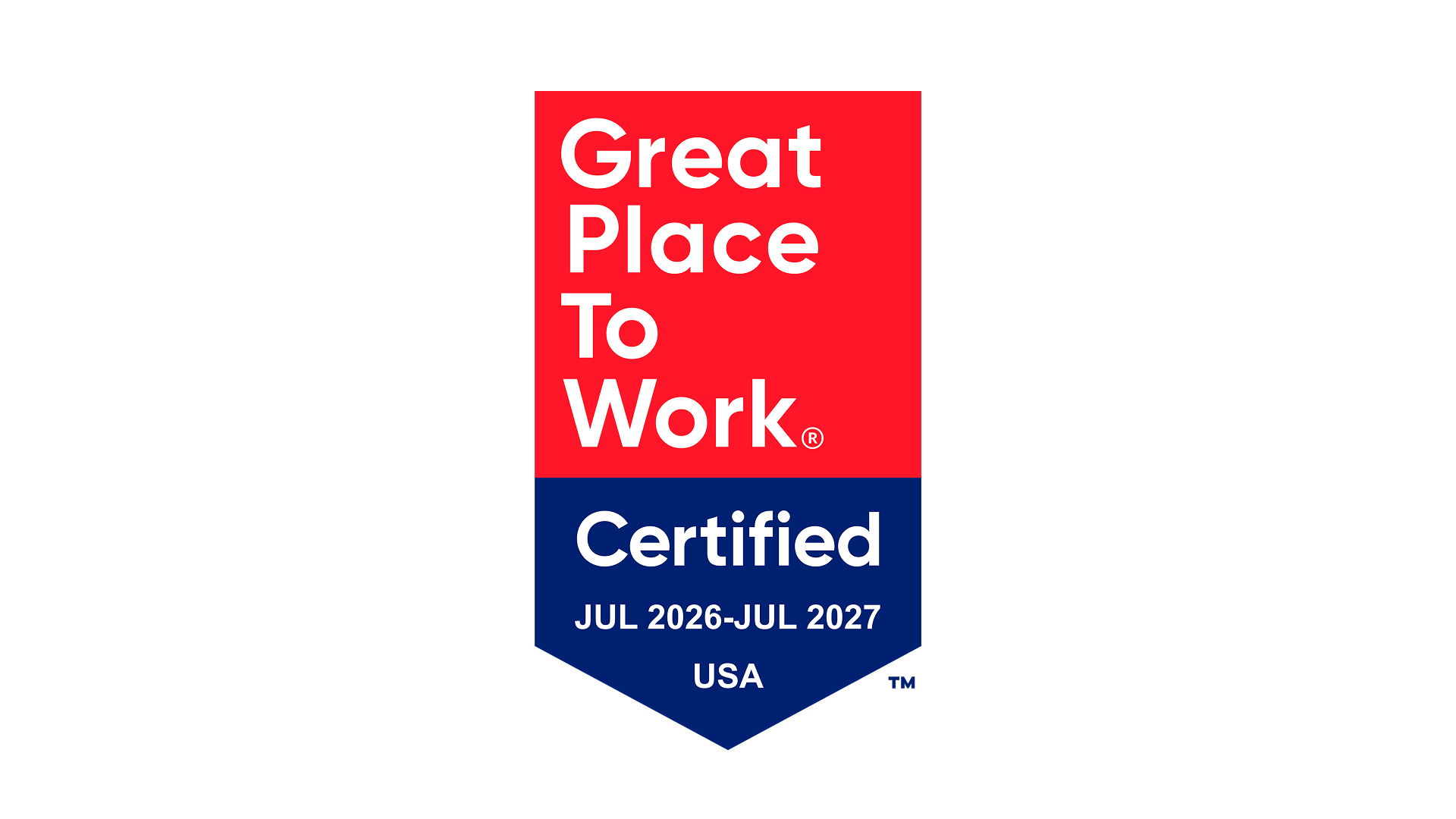 great place to work badge 2026-2027