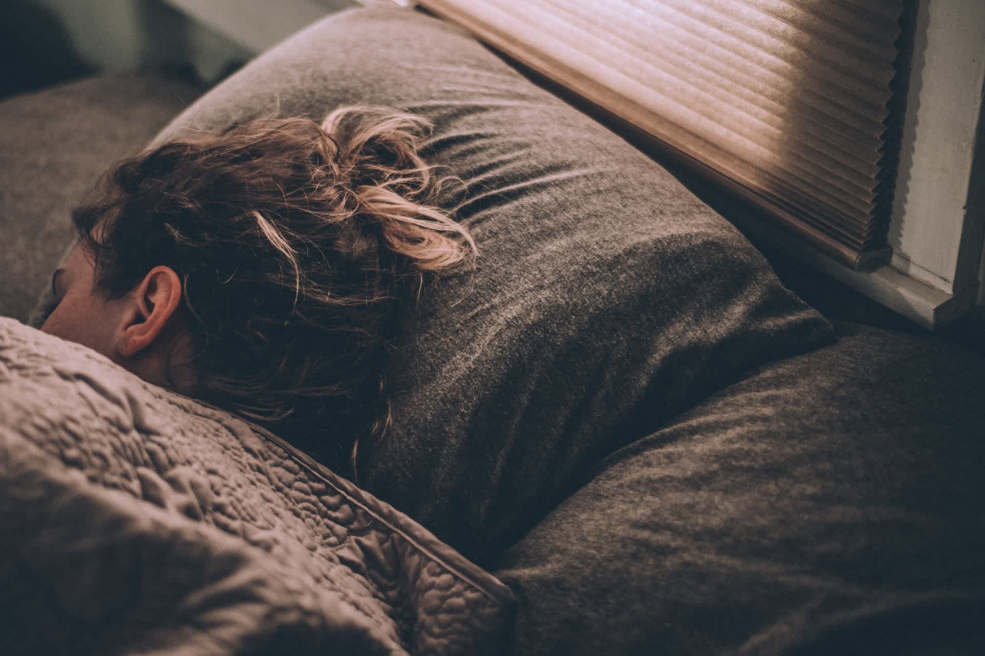 Women in bed sleeping