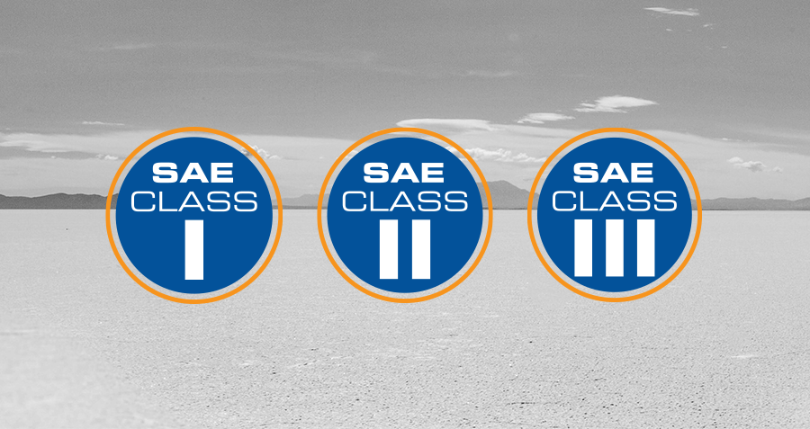 What’s the difference between SAE Class 1, SAE Class 2 and SAE Class 3?