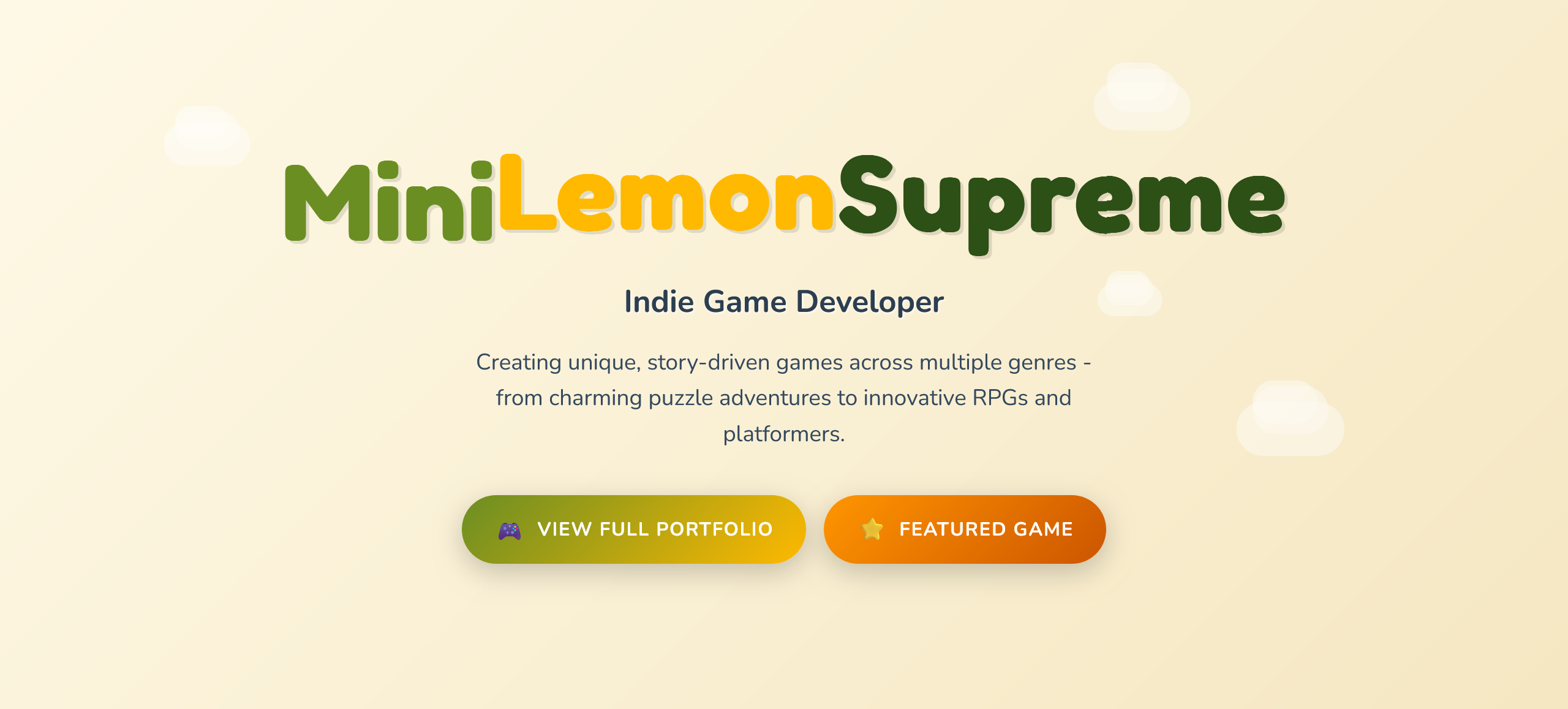 Indie Game Developer