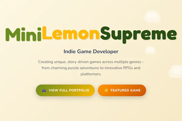 Indie Game Developer