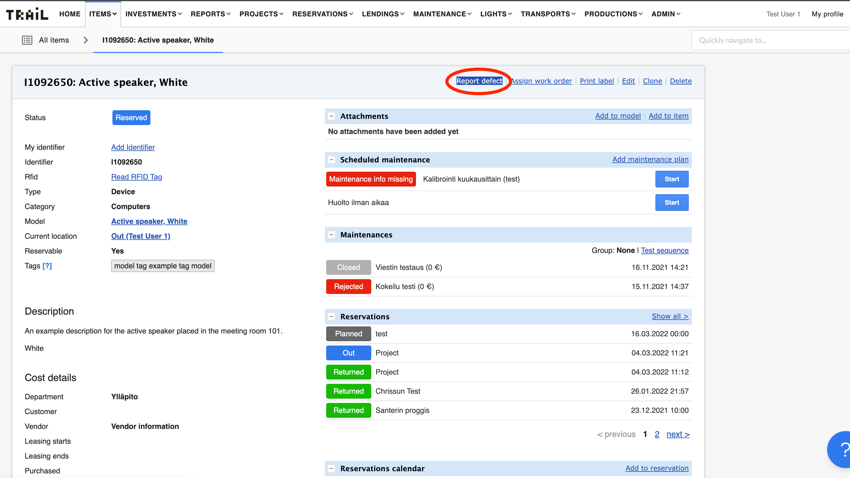 2 Defect report
