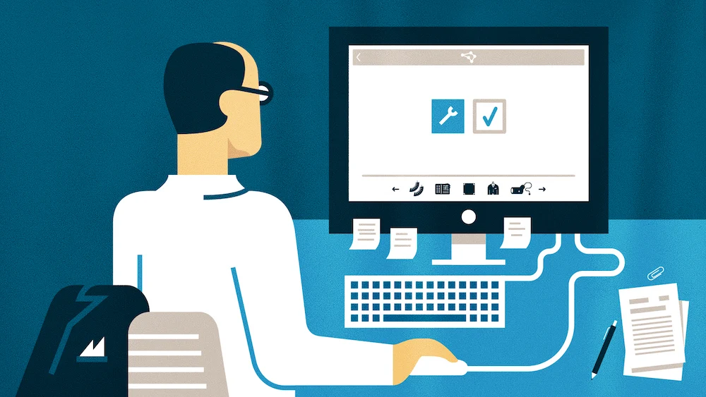 Software license management illustration