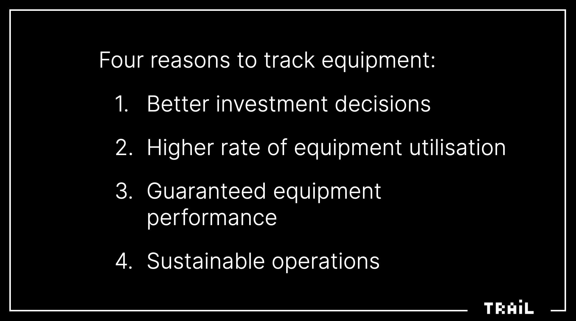 4 reasons