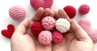 細編みのボールの作り方