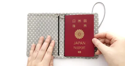 パスポートサイズのノートブックカバーの作り方