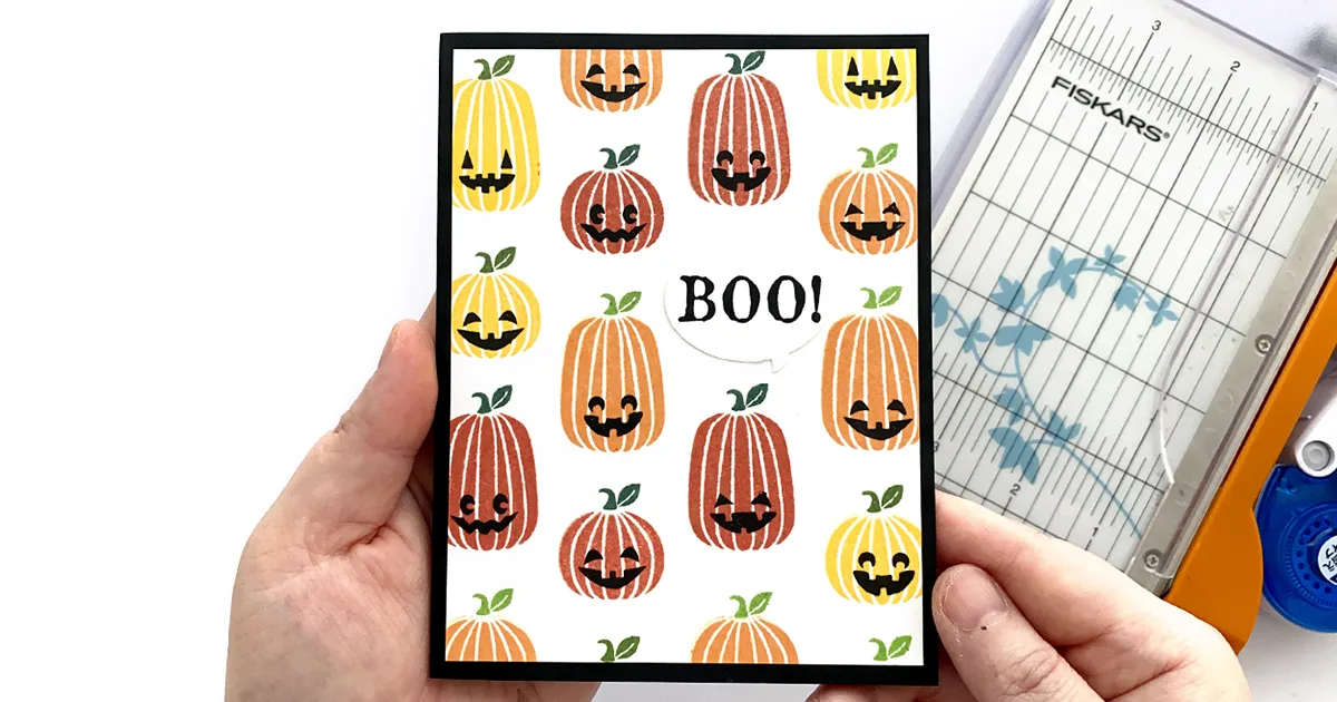 ハロウィンクラフト！かぼちゃのカードの作り方