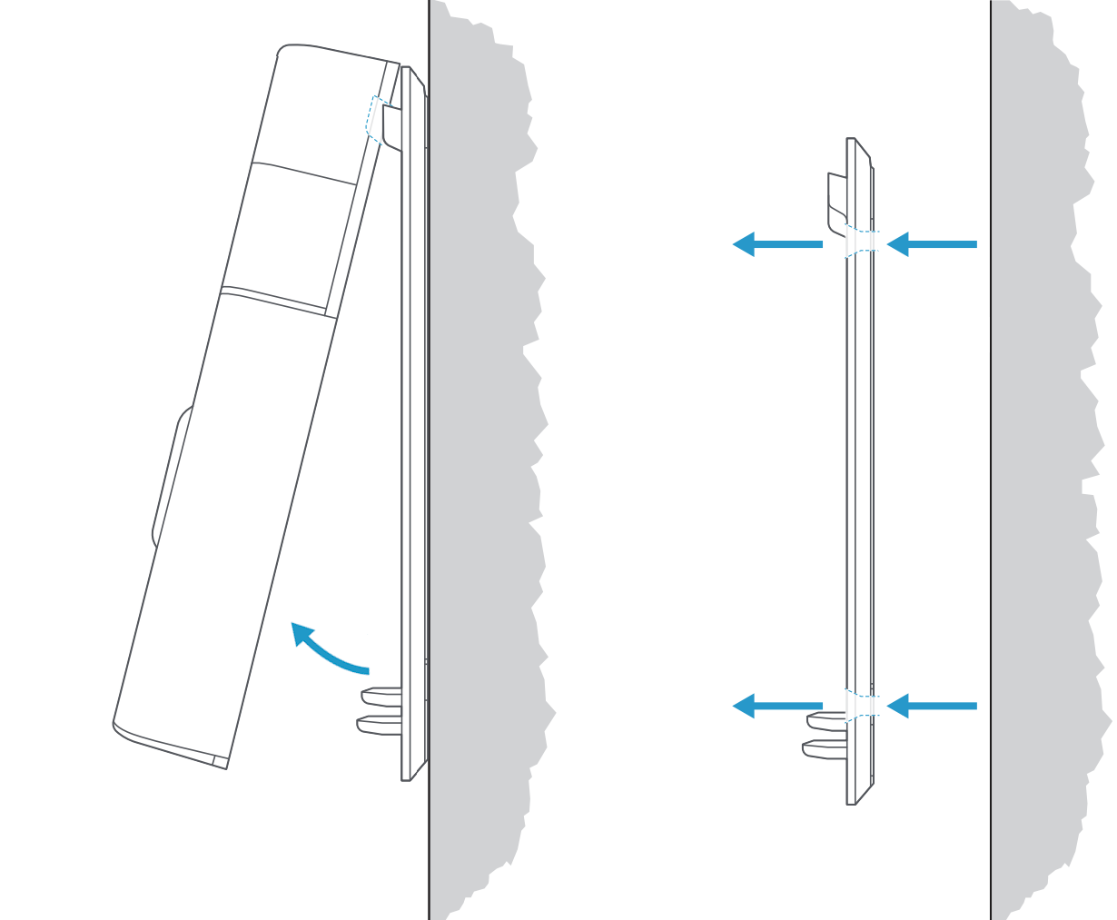 Support de sonnette antivol avec angle réglable (45 à 135 degrés