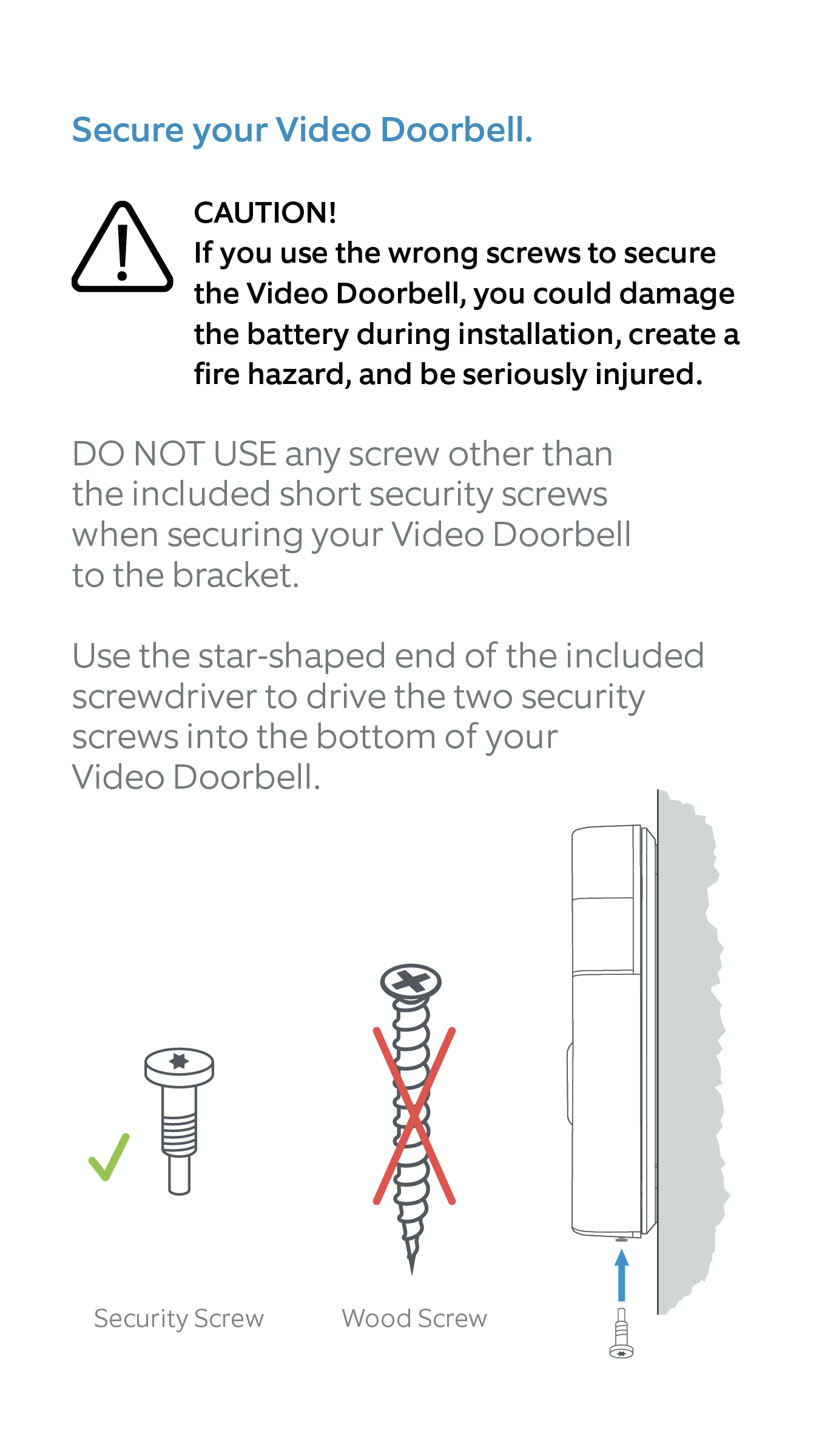 Ring doorbell shops mounting instructions