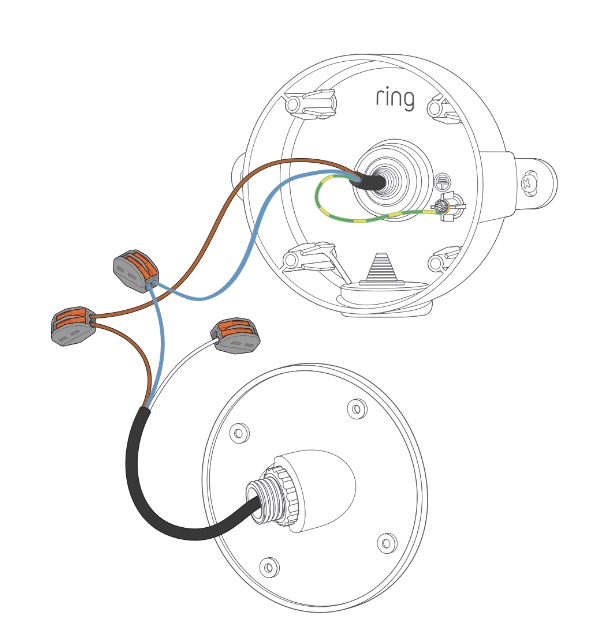 Ring spotlight cam retailer hardwired installation