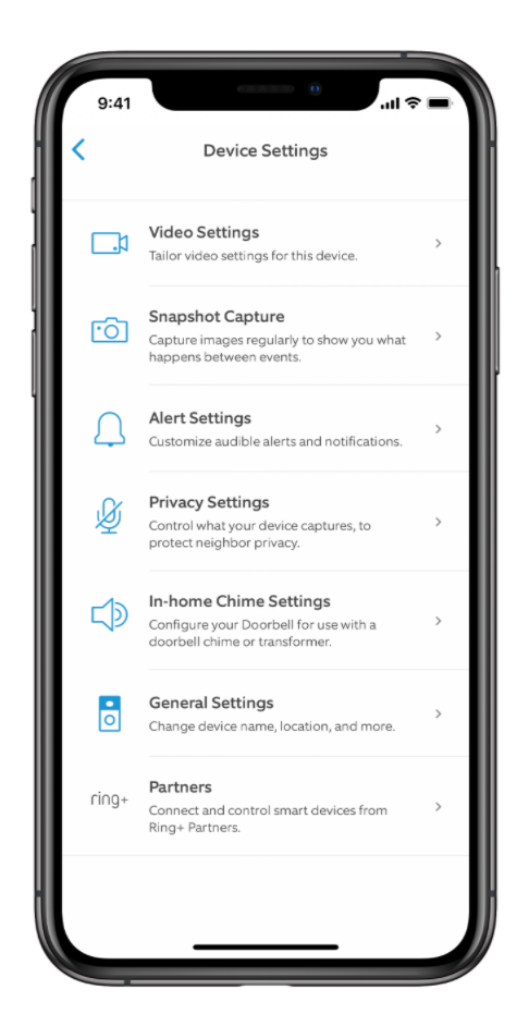 Setting up Alert Tones in the Ring app