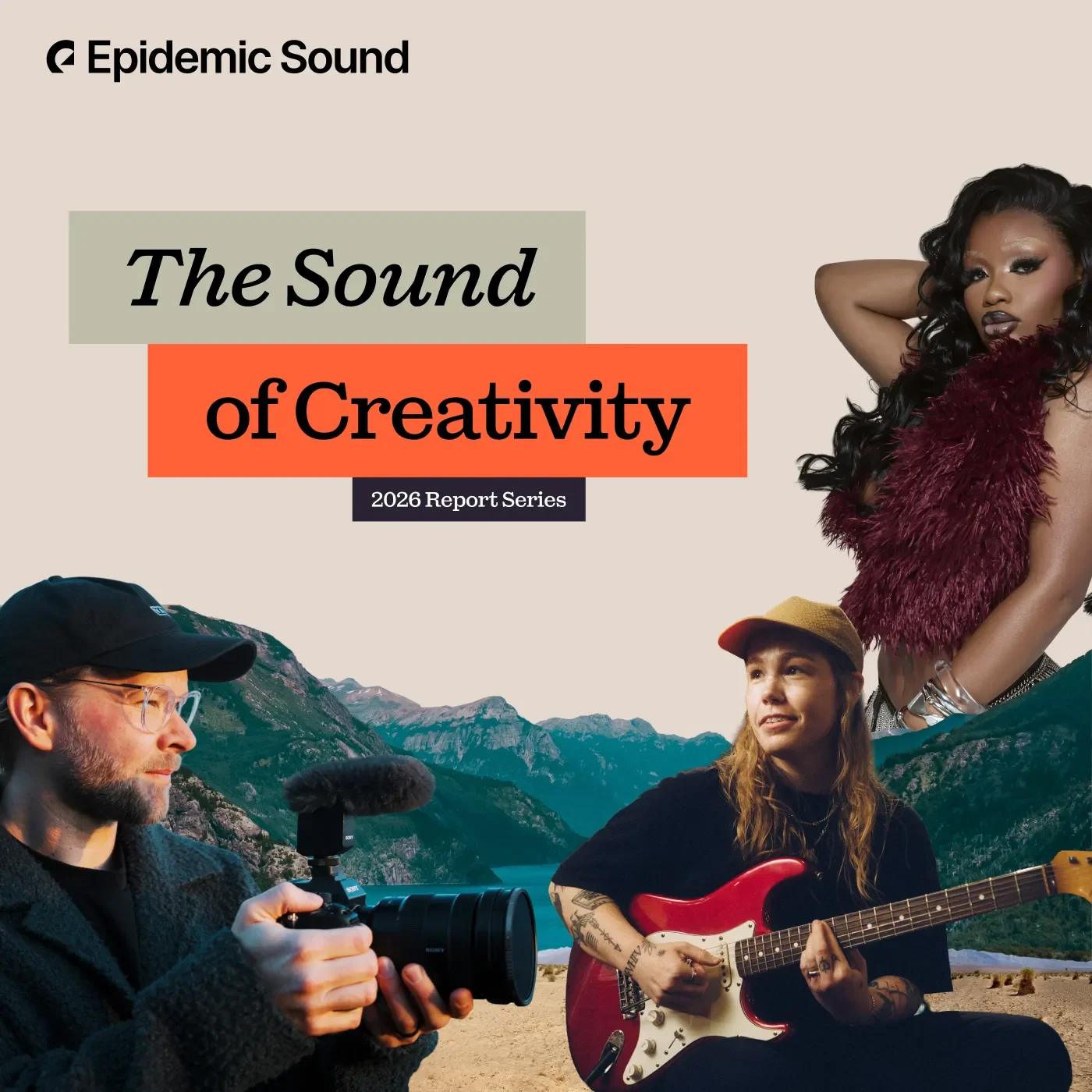 The Sound of Creativity report series by Epidemic Sound 1400x1400