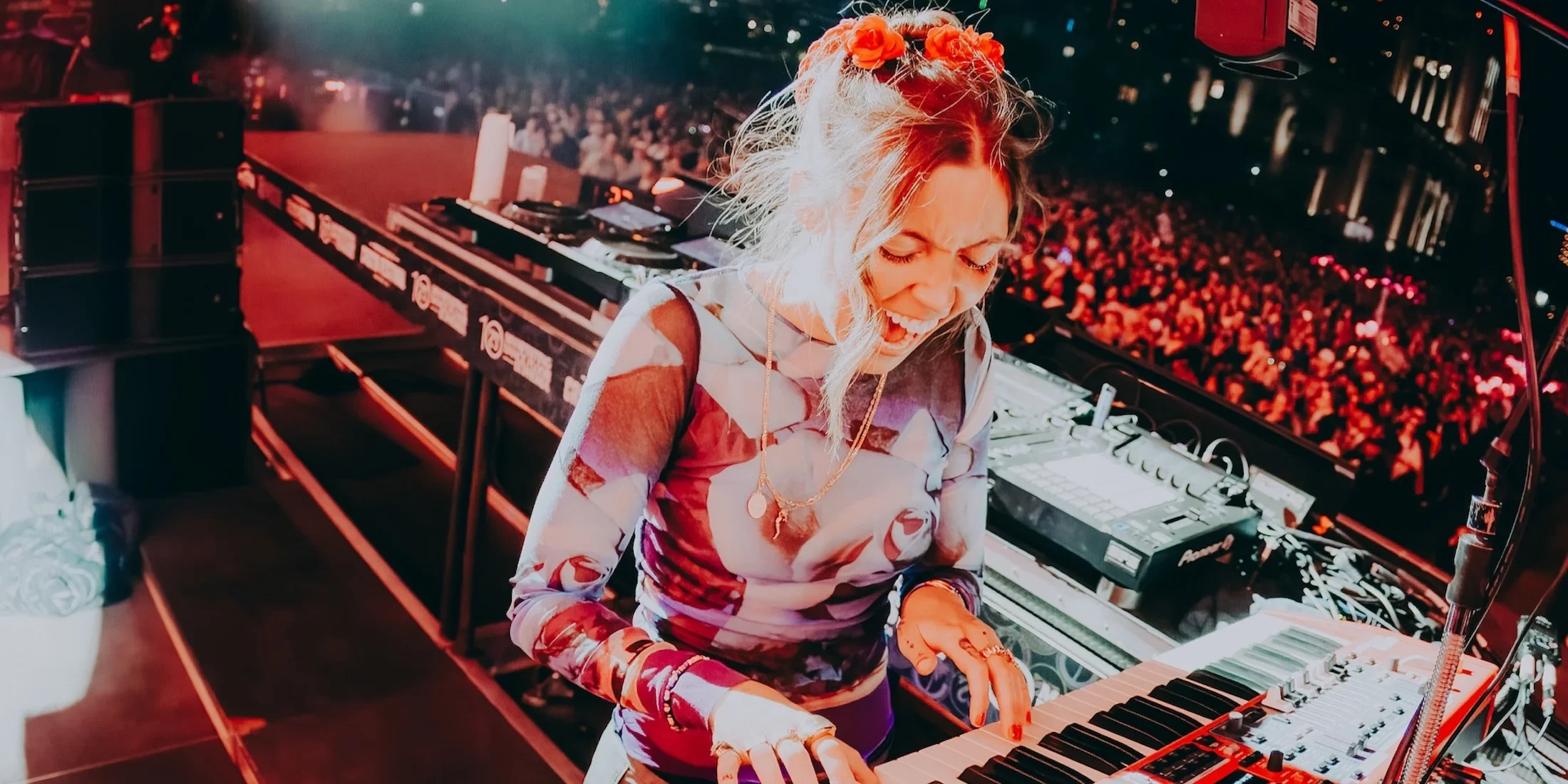 LP Giobbi bei einem ihrer DJ-Sets