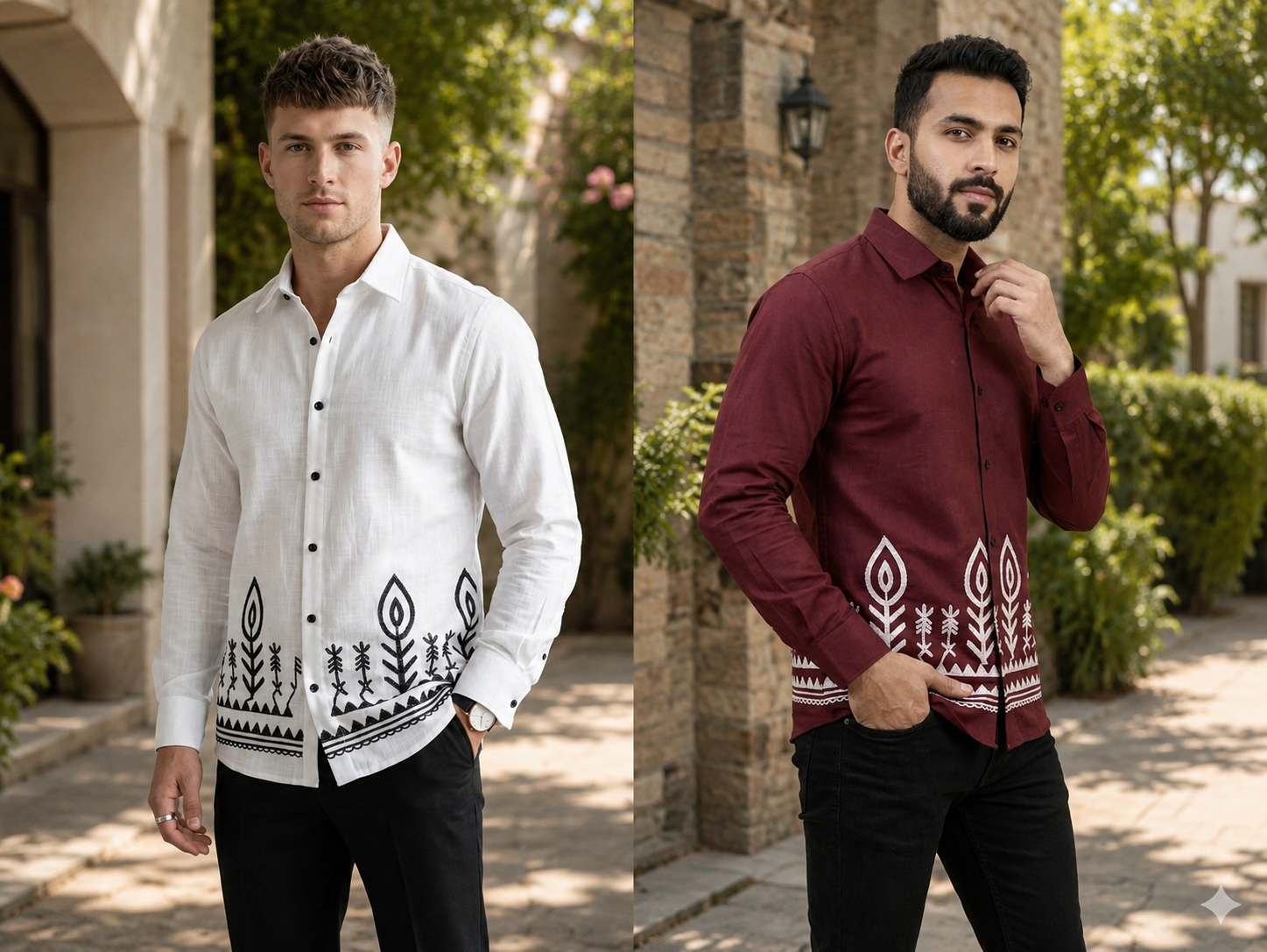 BUY 2 EMBROIDERY SHIRTS