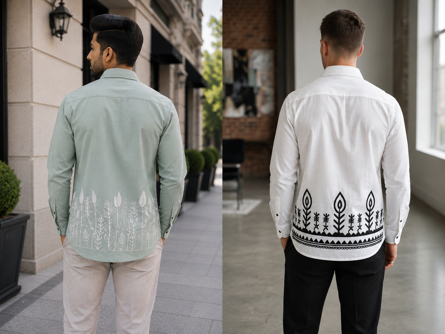 BUY 2 EMBROIDERY SHIRTS view 2