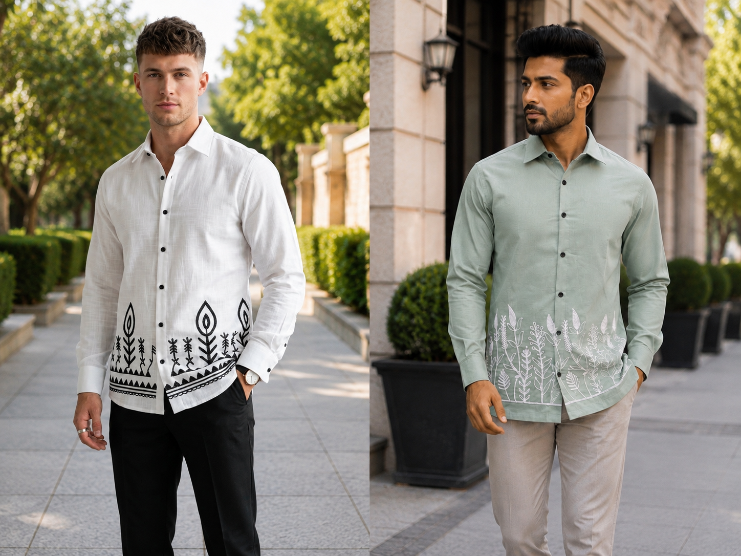 BUY 2 EMBROIDERY SHIRTS