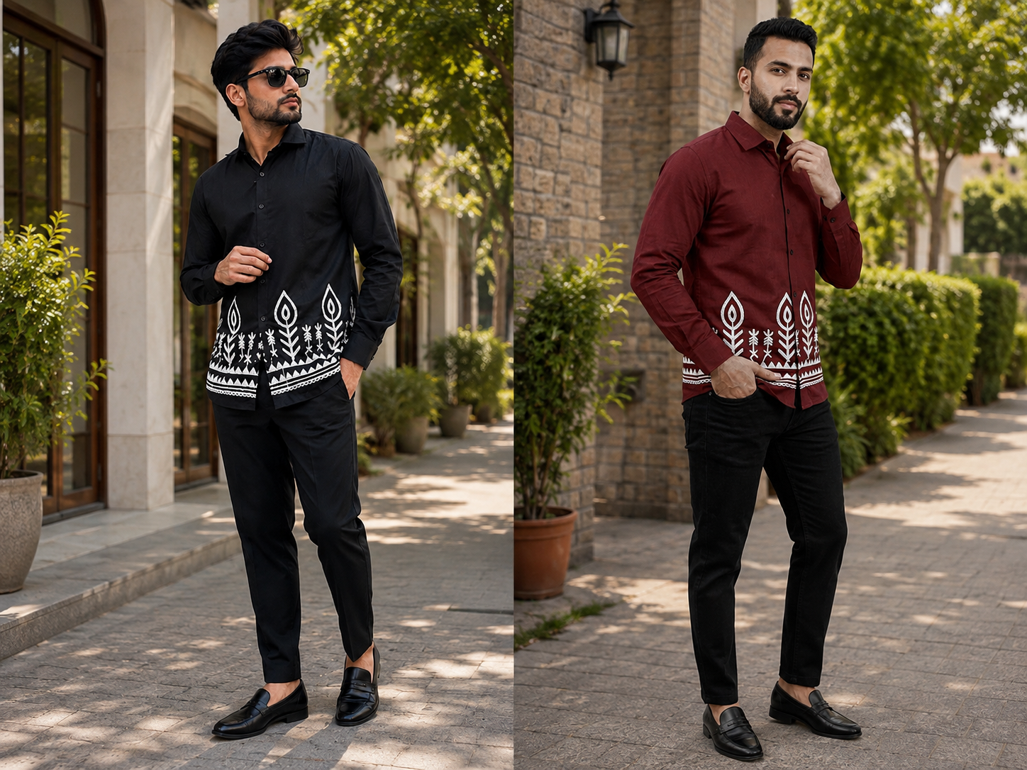 BUY 2 EMBROIDERY SHIRTS 