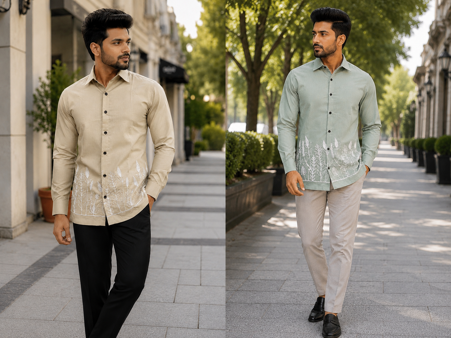 BUY 2 EMBROIDERY SHIRTS 