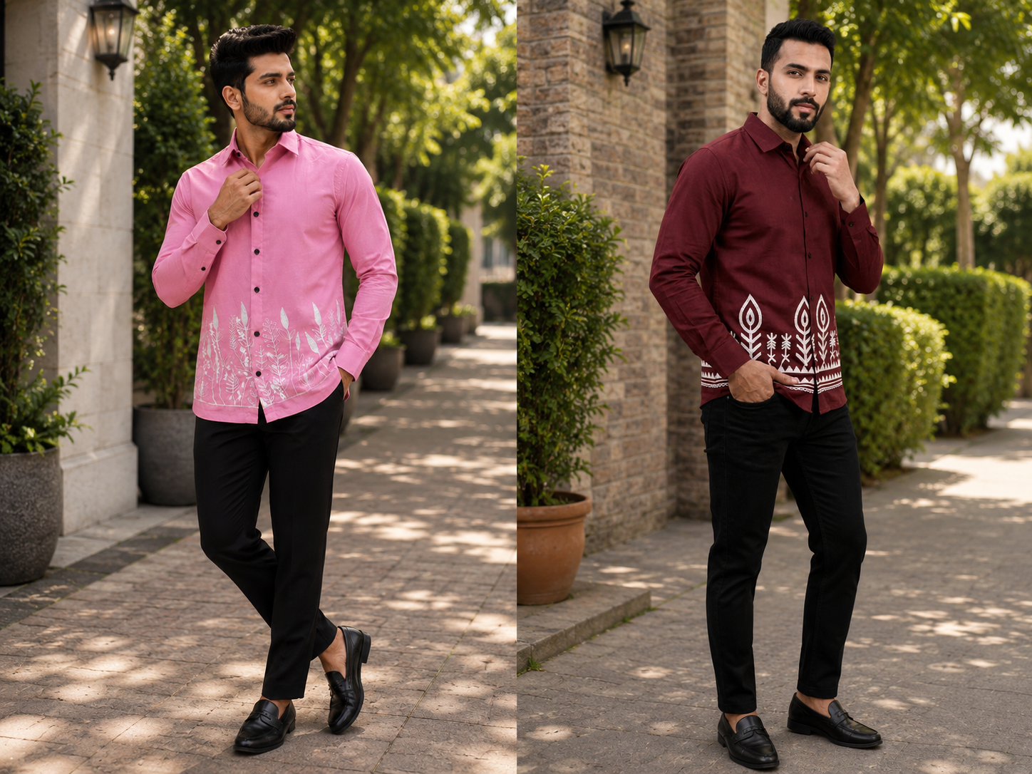 Buy 2 embroidered shirts 