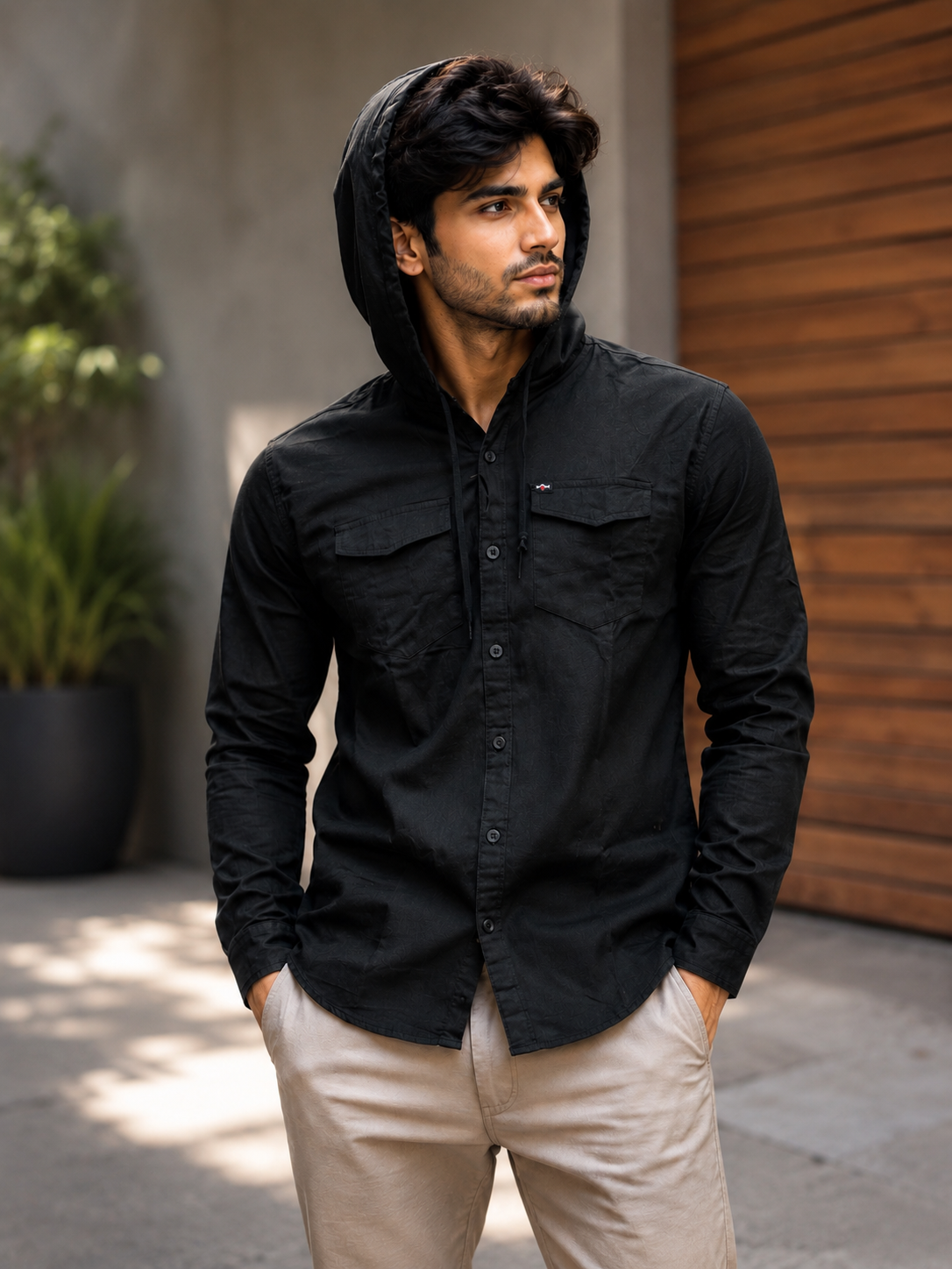 BLACK CAP SHIRT view 2