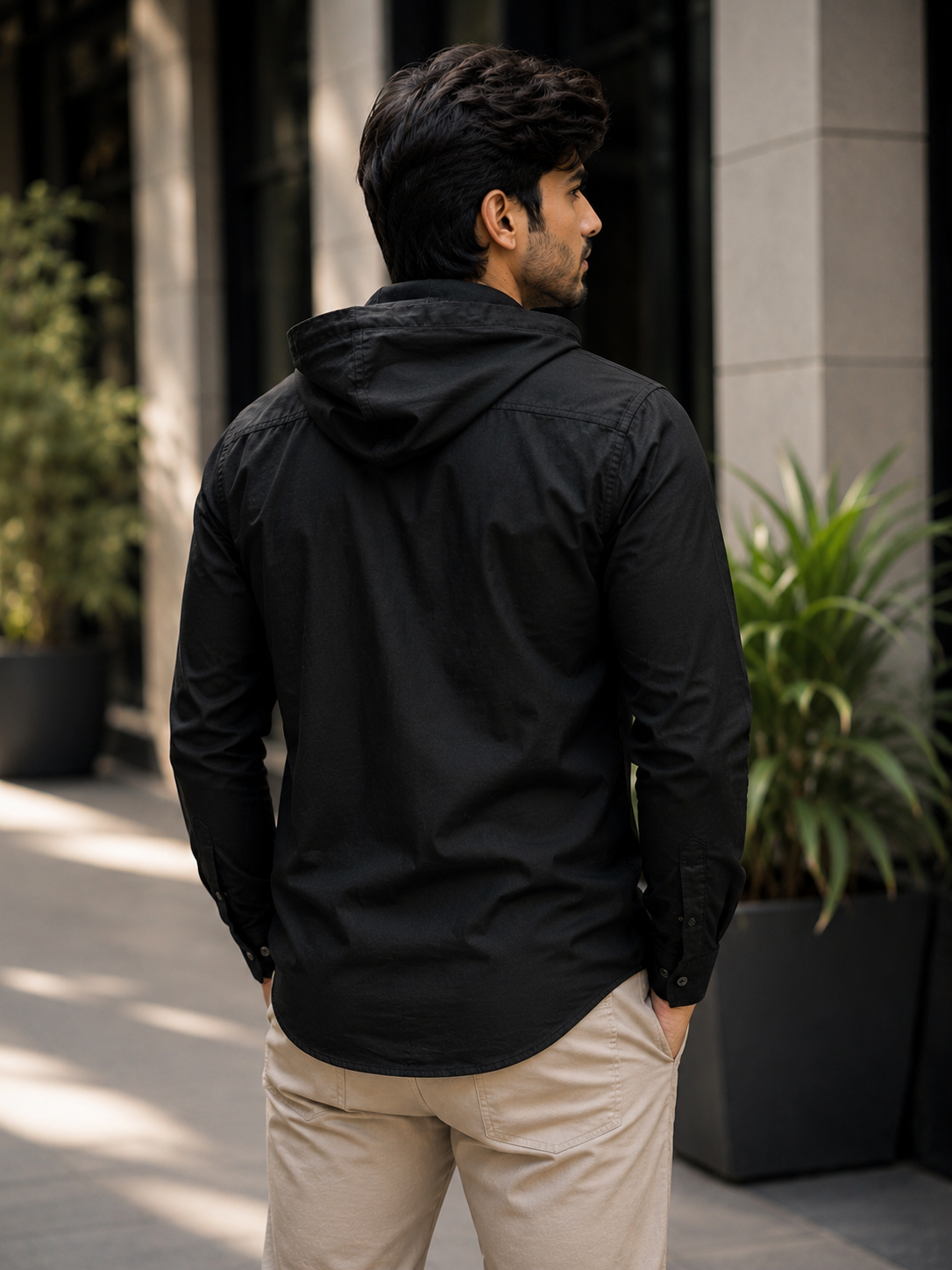 BLACK CAP SHIRT view 3