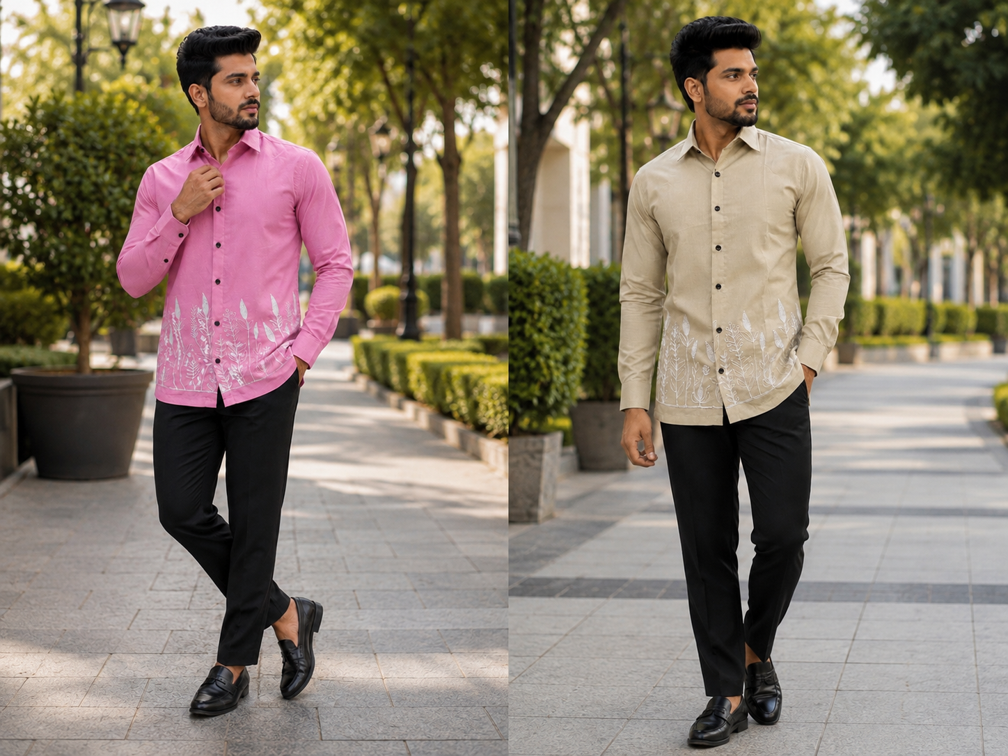 Buy 2 embroidered shirts 