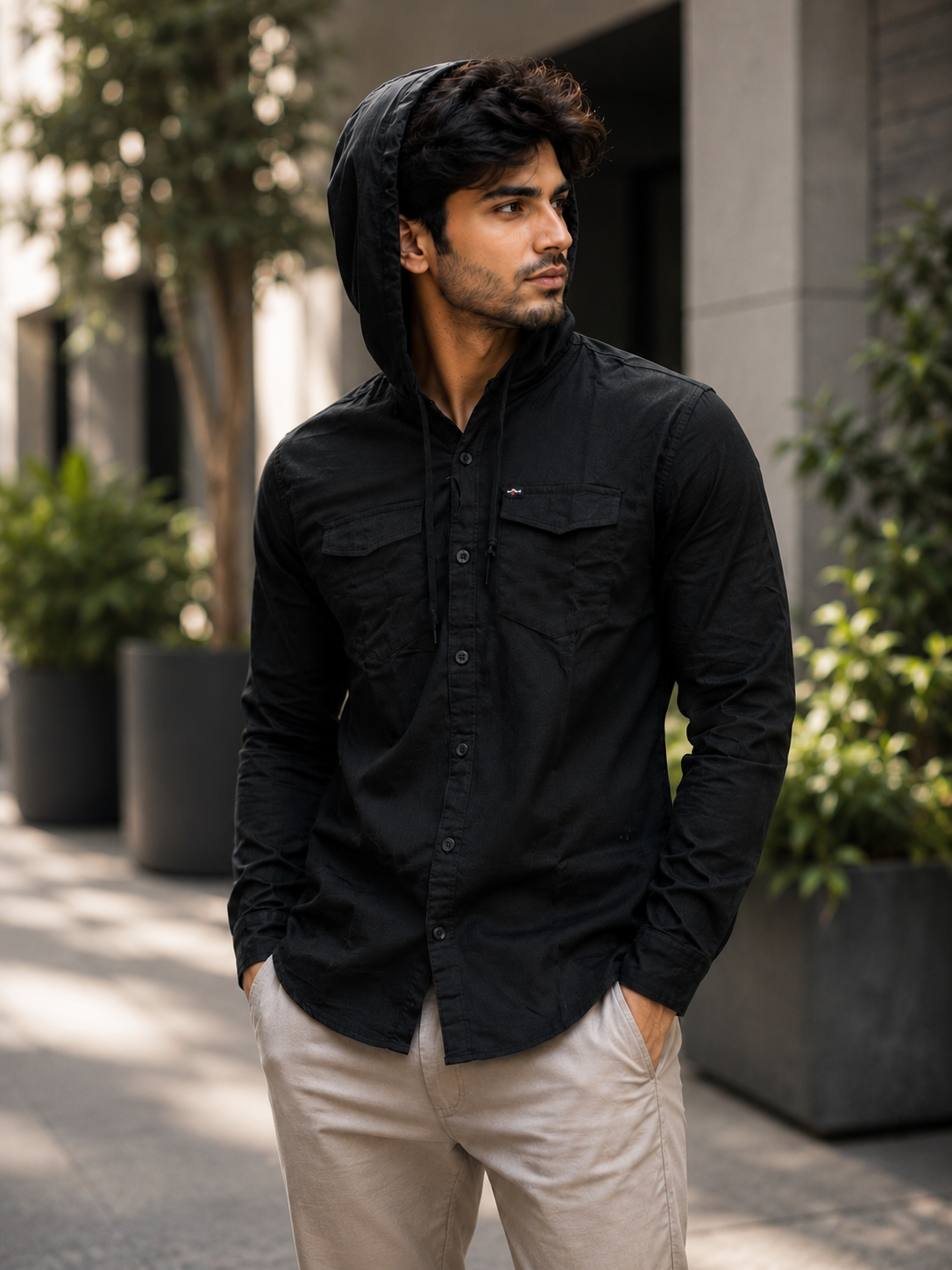 BLACK CAP SHIRT