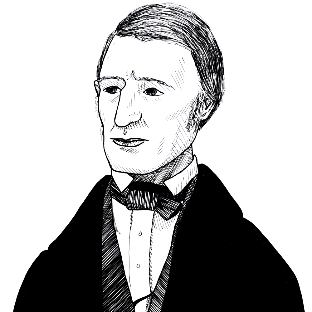 Portrait of Ralph Waldo Emerson
