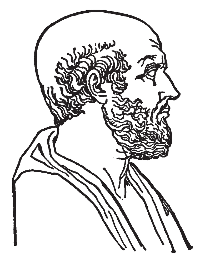 Portrait of Hippocrates