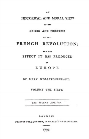 Title page from An Historical and Moral View of the Origin and Progress of the French Revolution and the Effect it Has Produced in Europe