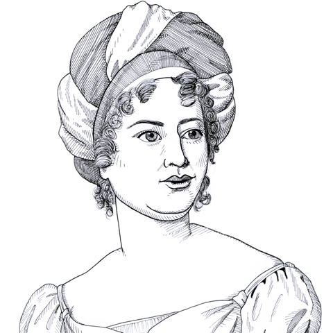 Portrait of Germaine de Staël