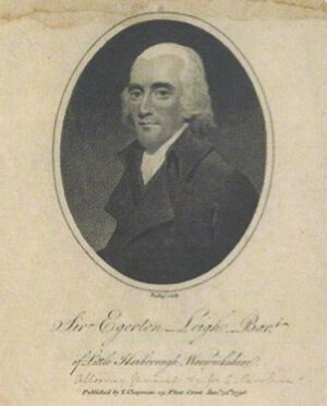 Portrait of Egerton Leigh