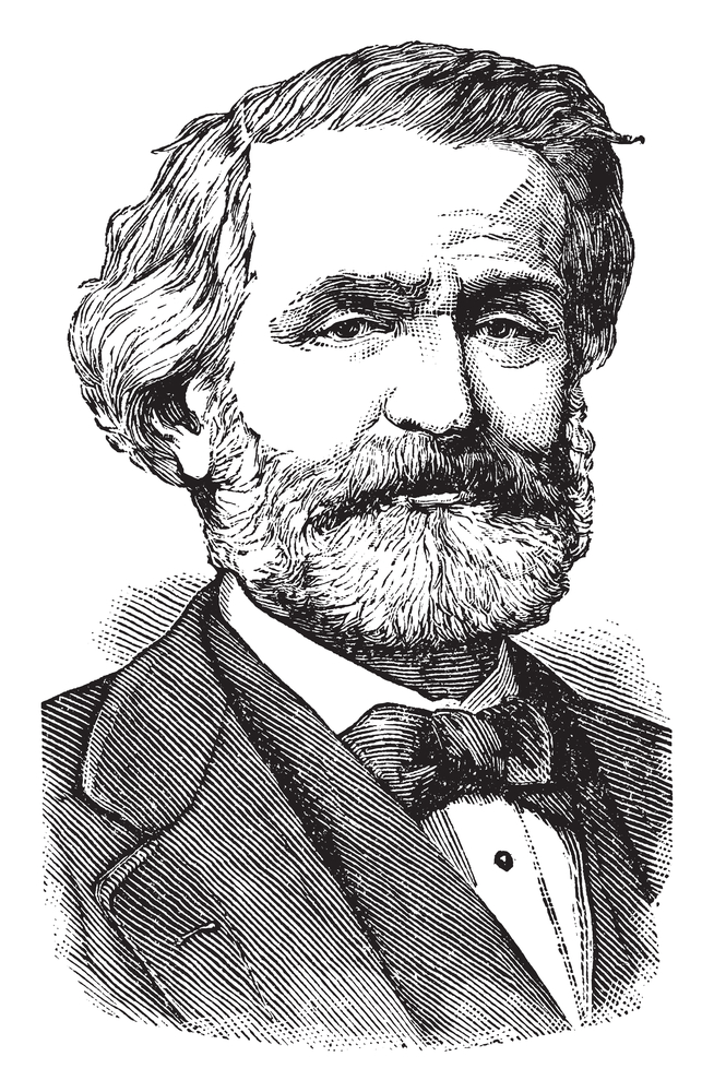 Portrait of Giuseppe Verdi