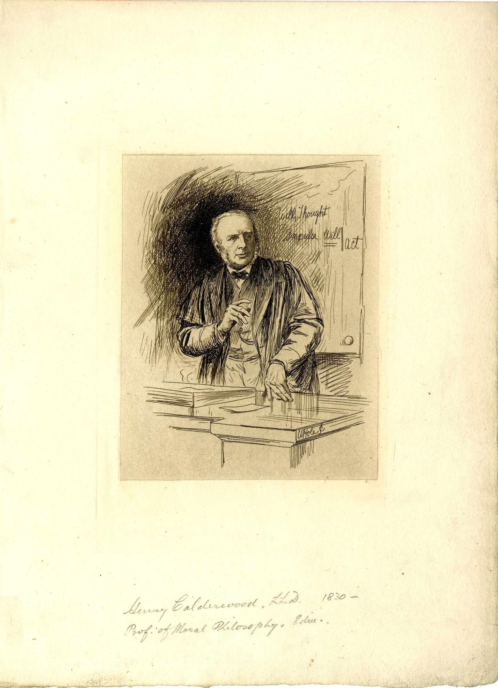 Portrait of Rev. Henry Calderwood