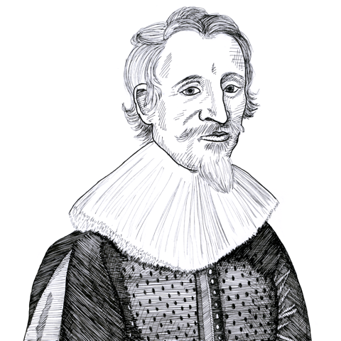 Portrait of Hugo Grotius