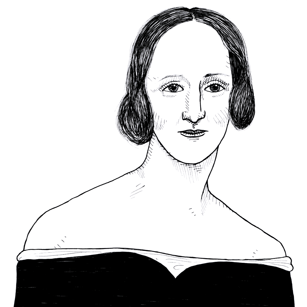 Portrait of Mary Wollstonecraft Shelley