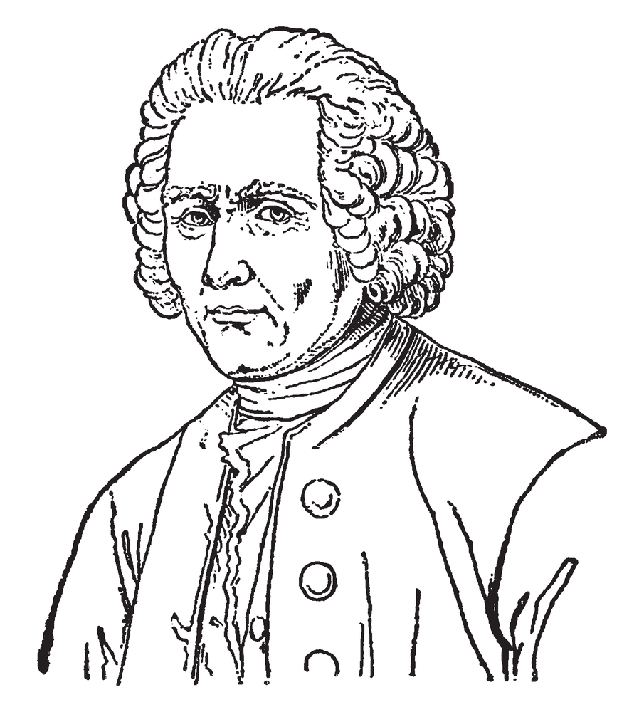 Portrait of Jean-Jacques Rousseau