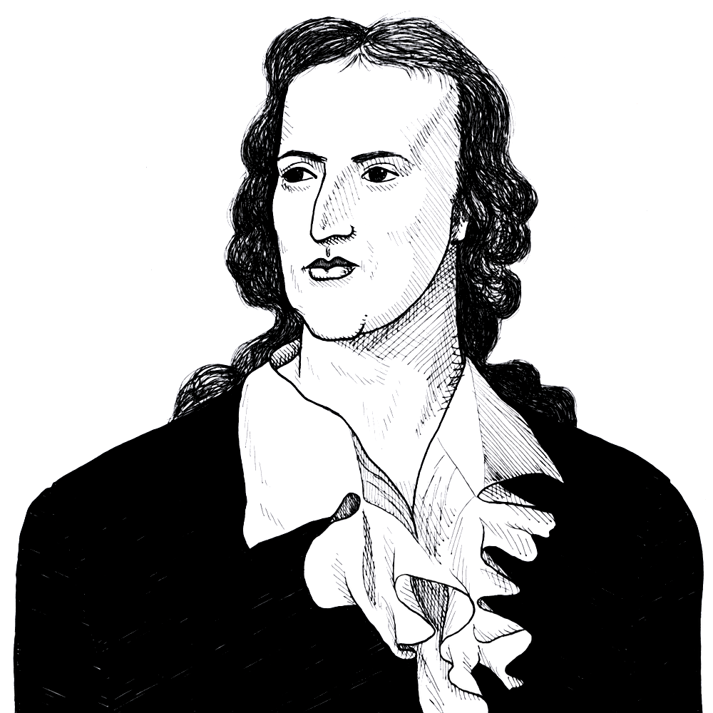 Portrait of Friedrich Schiller