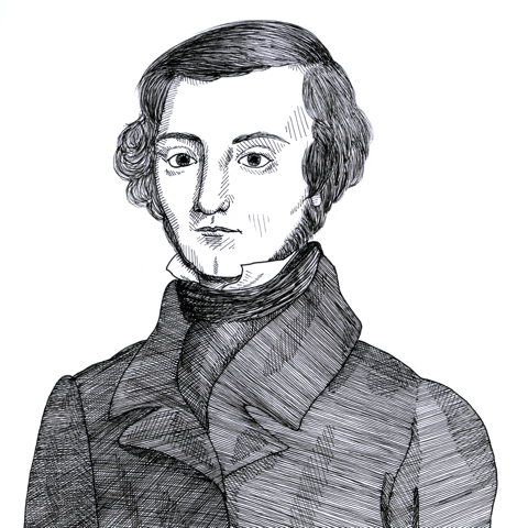 Portrait of Alexis de Tocqueville