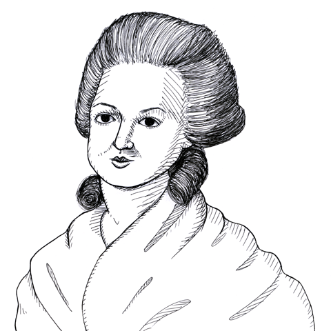 Portrait of Marie-Olympe de Gouges