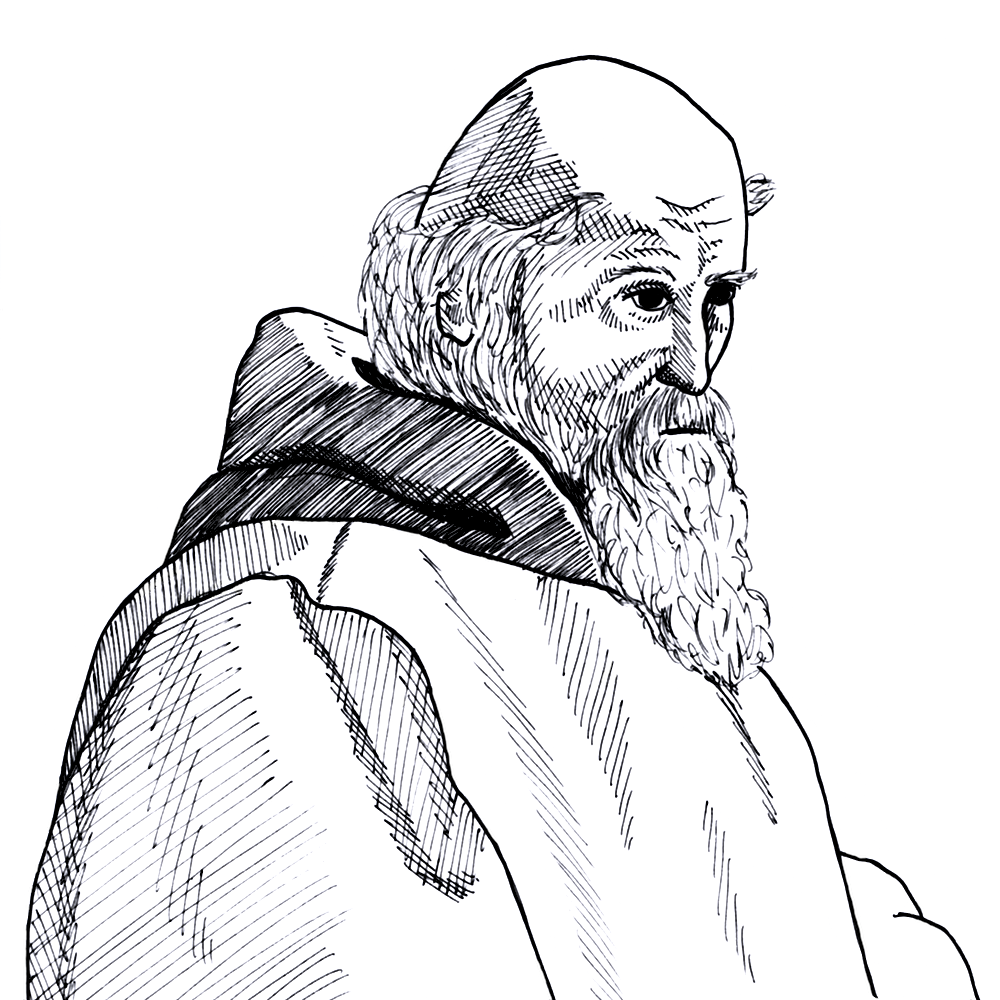 Portrait of Saint Bede