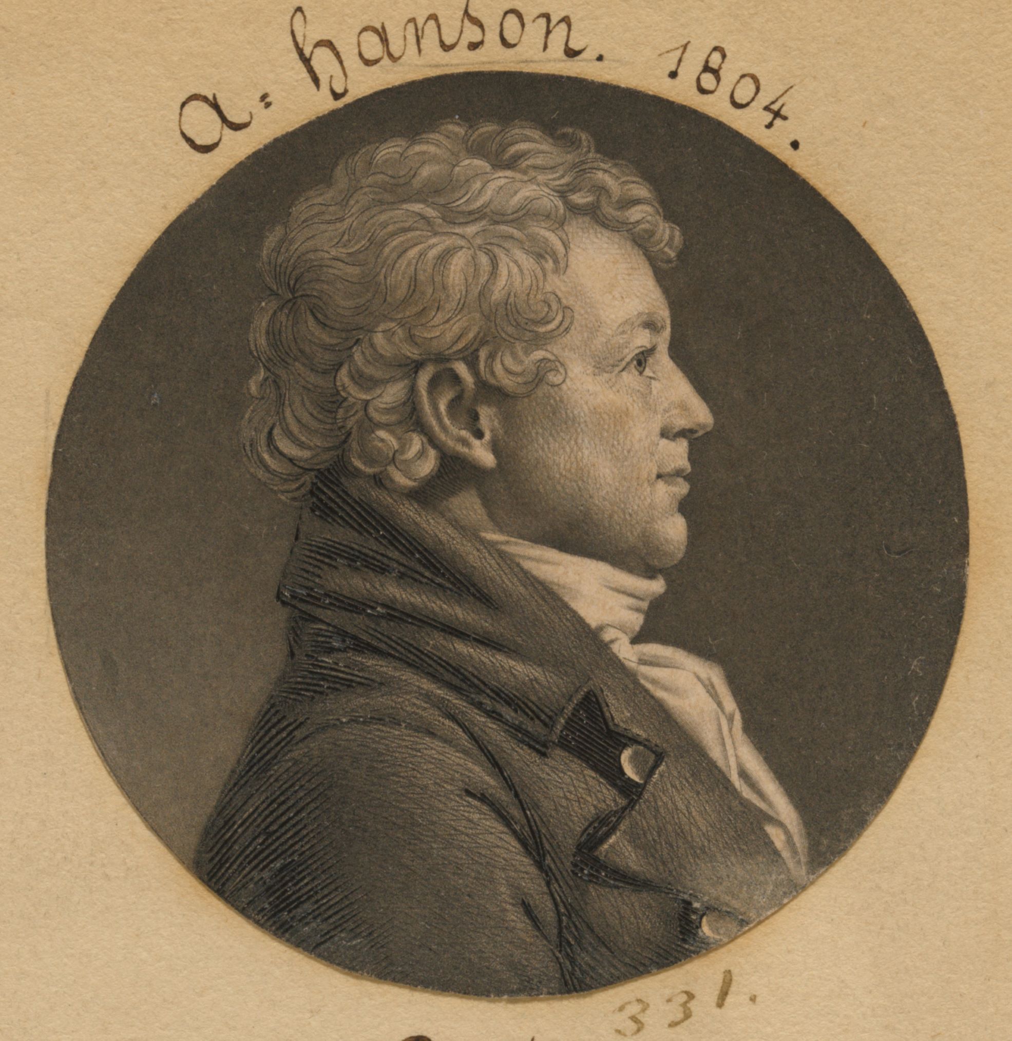 Portrait of Alexander Contee Hanson