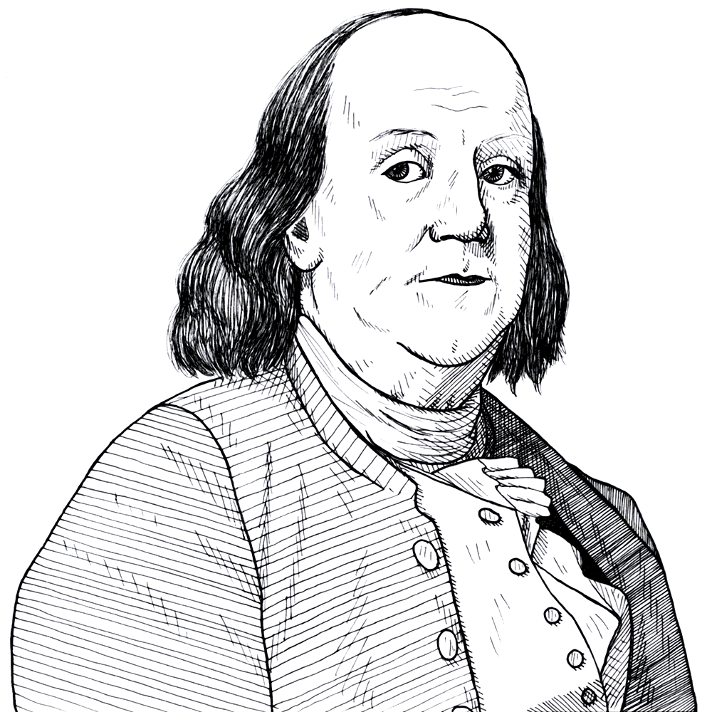 Portrait of Benjamin Franklin