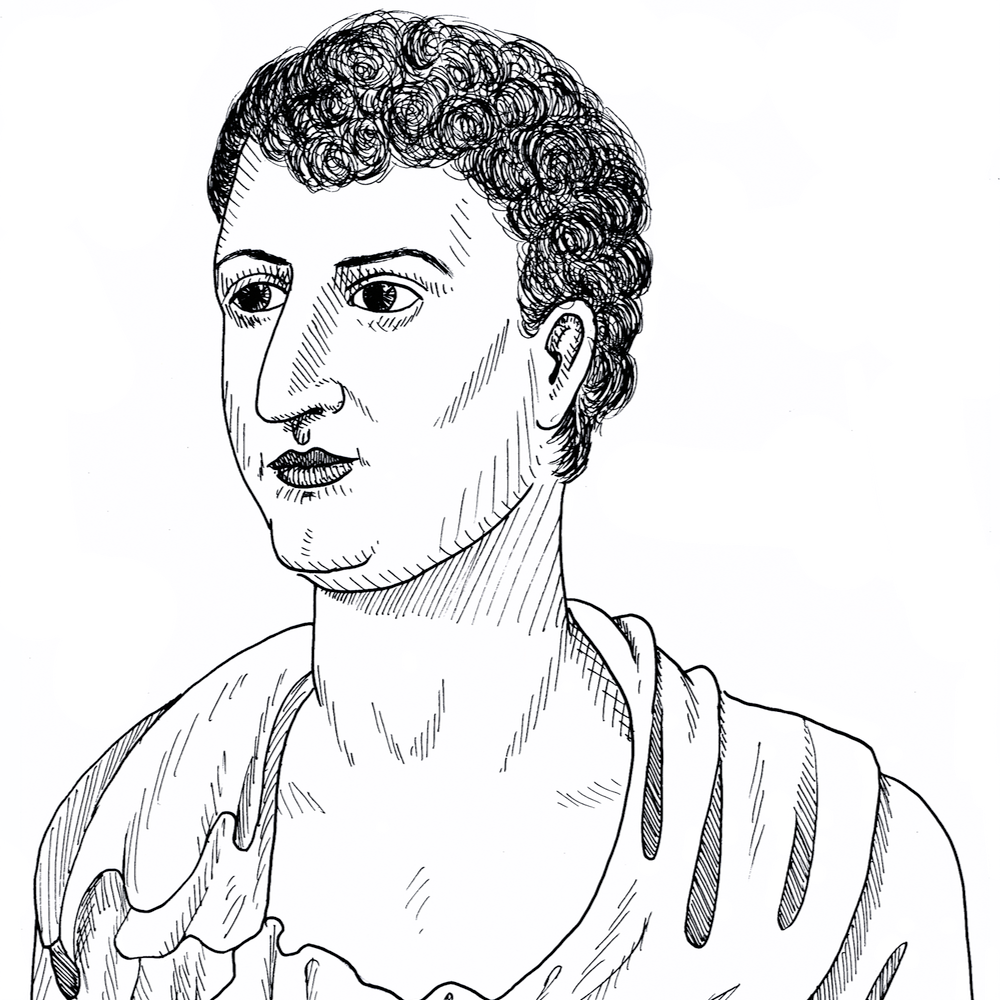 Portrait of Gaius Sallustius Crispus (Sallust)