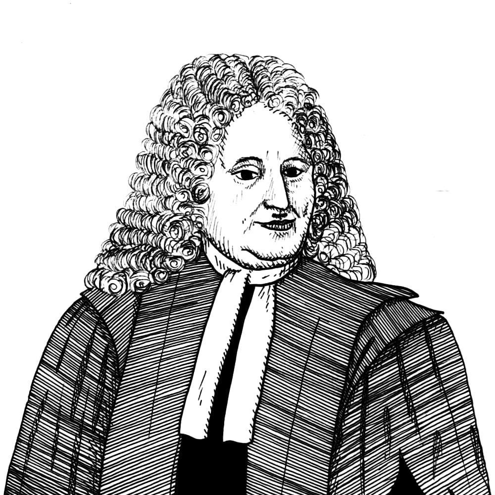 Portrait of Christian Thomasius
