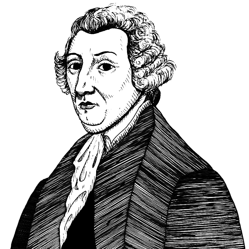 Portrait of Tobias Smollett