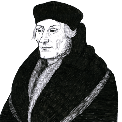 Portrait of Desiderius Erasmus