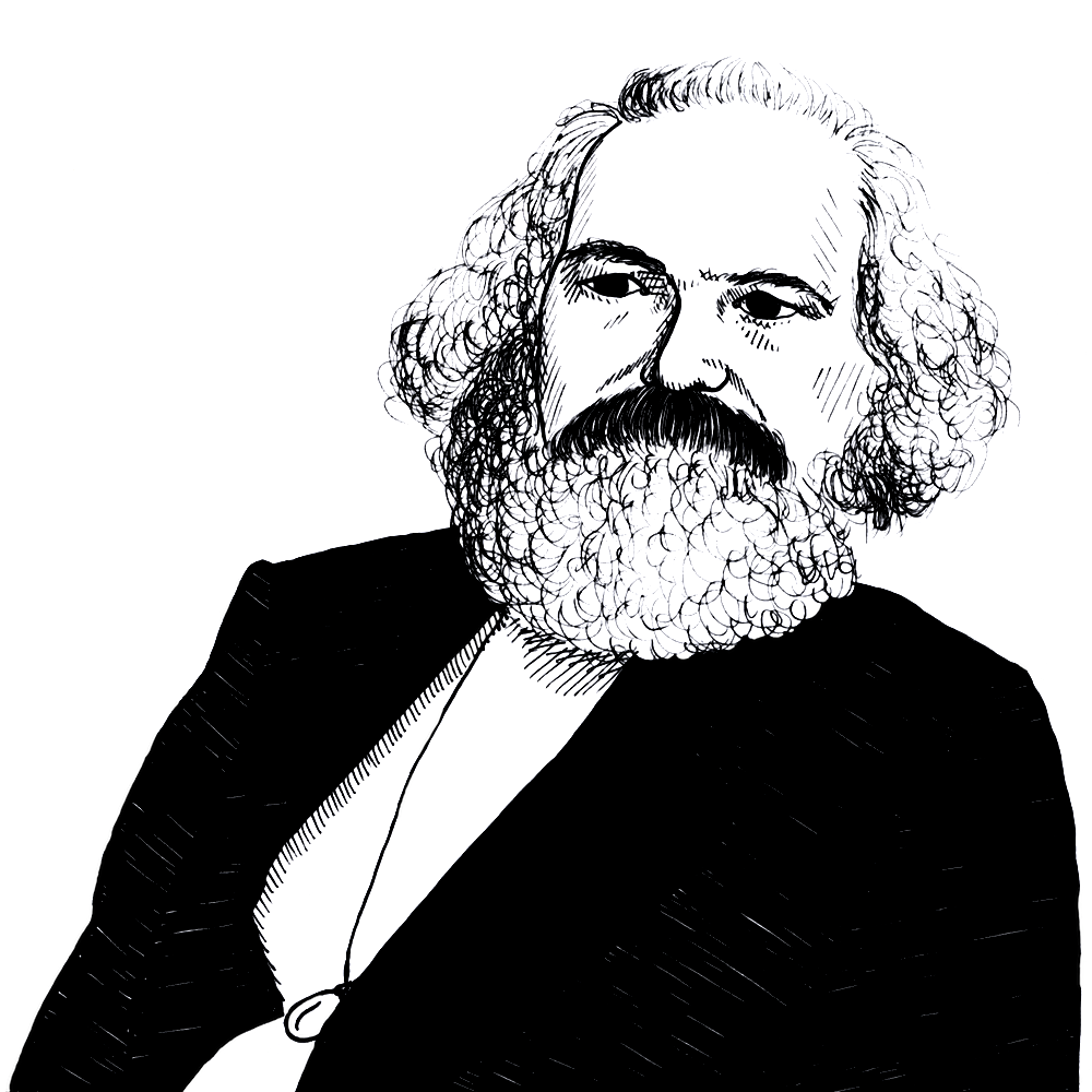 Portrait of Karl Marx