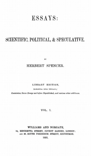 Title page from Essays: Scientific, Political and Speculative, 3 vols.